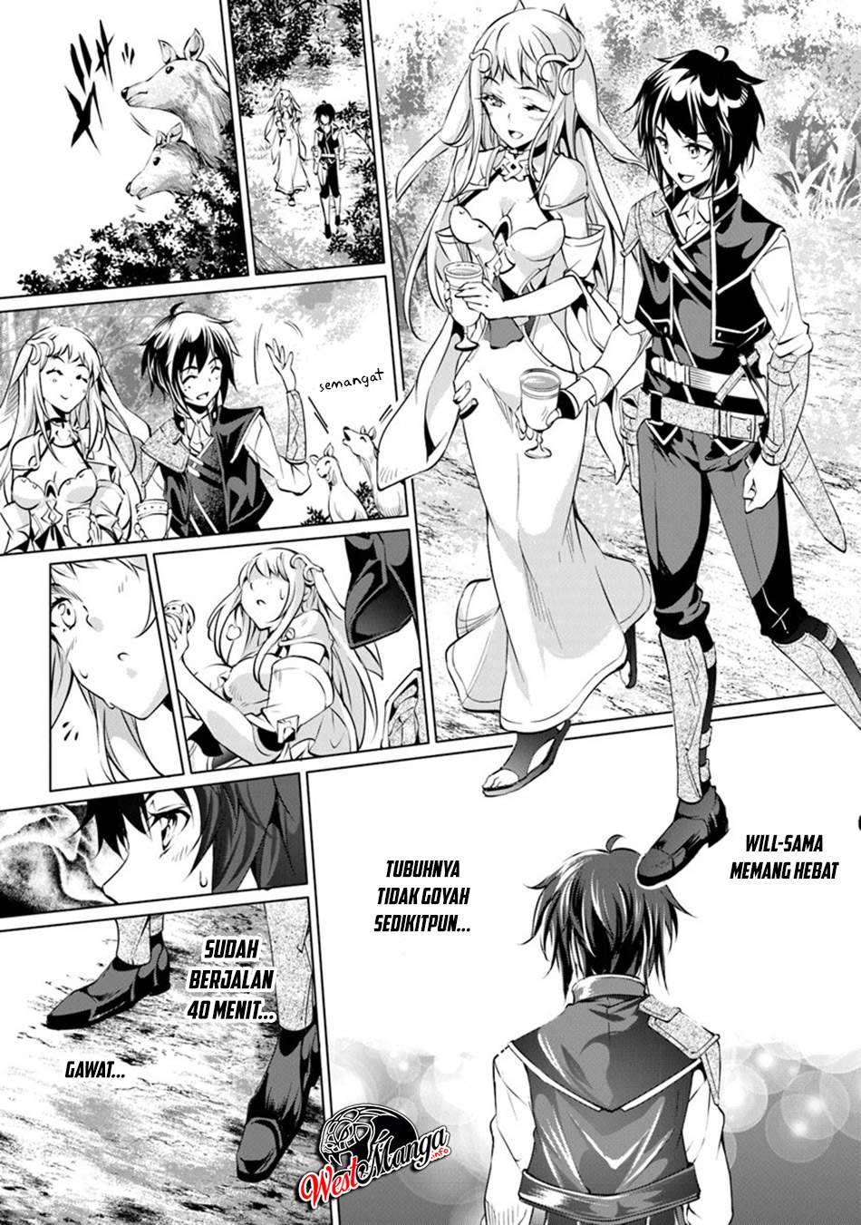 Kamigami ni Sodaterare Shimo no, Saikyou to Naru chapter 4